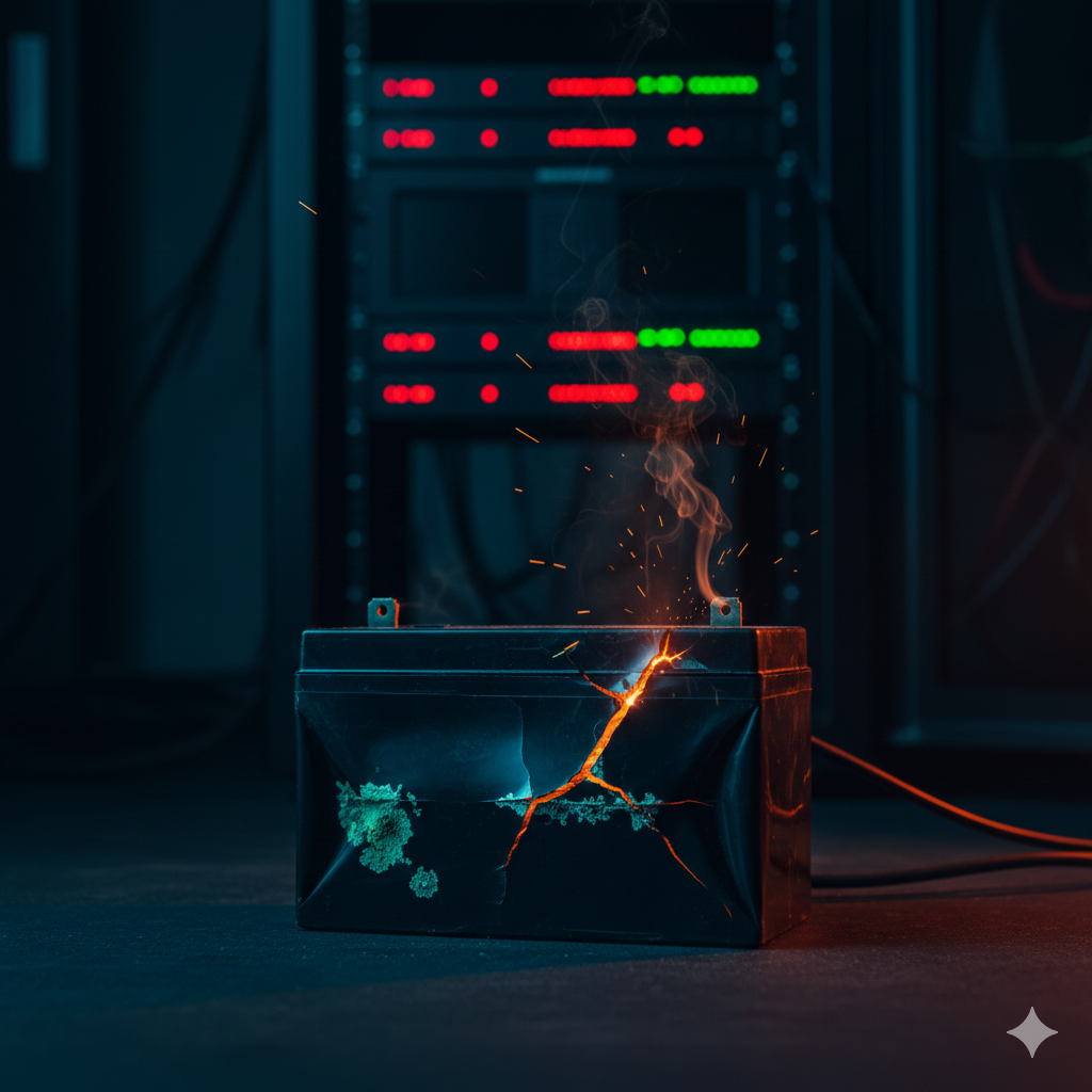 Failed backup batteries